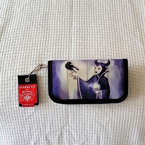 RARE Harveys Disney Sleeping Beauty Maleficent Aurora Briar Rose Seatbelt Wallet